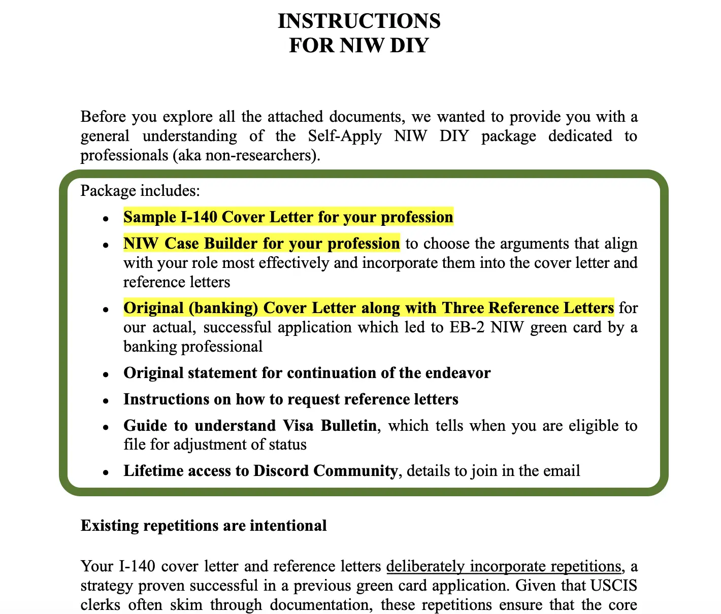 Nwi Code Examples national interest waiver template